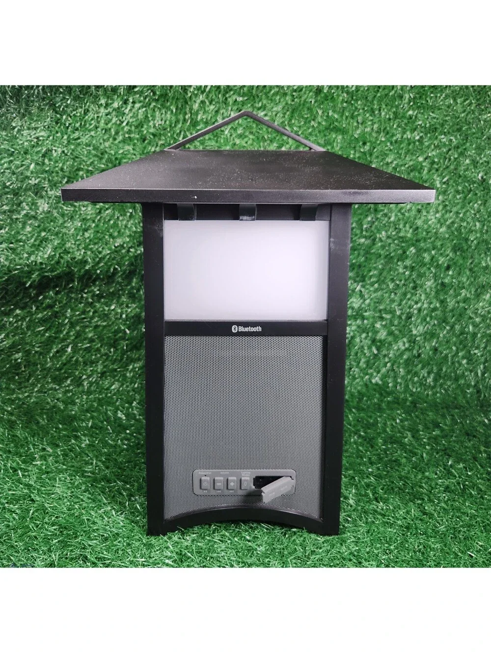 ACOUSTIC RESEARCH SANTA CRUZ PORTABLE BLUETOOTH OUTDOOR SPEAKER W/ FLAME / LIGHT